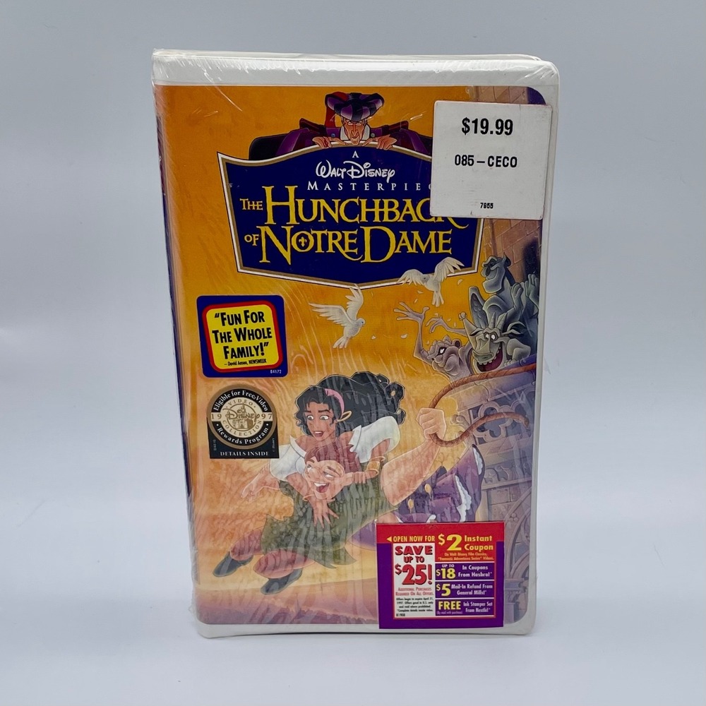 The Hunchback of Notre Dame (VHS, 1997)‎ SEALED clamshell FREE SHIPPING